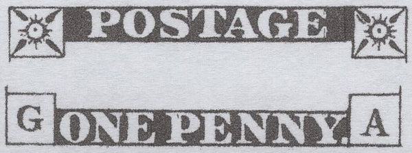 135359 1841 1D RED PLATE 1B (SG7)(GA RE-ENTRY SPEC AS7b).