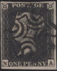 135385 1840 1D BLACK PL.6 (SG2)(NA) STATE ONE.