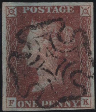 135503 1841 1D RED PLATE ELEVEN (SG7)(FK).