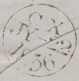 135593 1856 MAIL LONDON TO BROADWAY, WORCESTERSHIRE WITH DIE 2 1D PL.27 (SG29)(JF).