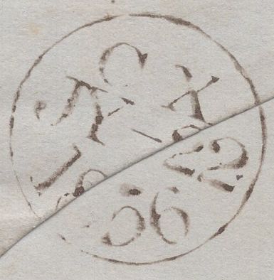 135593 1856 MAIL LONDON TO BROADWAY, WORCESTERSHIRE WITH DIE 2 1D PL.27 (SG29)(JF).