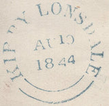 135679 1844 MAIL HIGH BENTHAM, NORTH YORKS TO KIRBY LONSDALE WITH 'BENTHAM' UDC (YK283).