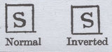135726 1848 1D PL.78 (SG8)(SD CONSTANT VARIETY 'S' INVERTED SPEC BS67b).