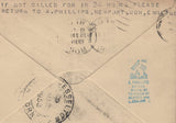 135766 1938 'UNCLAIMED' MAIL NEWPORT, MONMOUTH TO NORTH BORNEO.