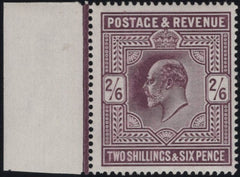 135799 1905 2s6d DULL PURPLE ON CHALK-SURFACED PAPER (SG262) SUPERB MINT EXAMPLE.