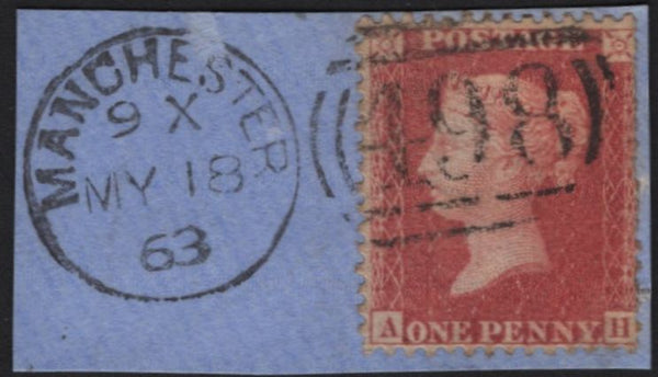 135849 COLLECTION 1861 DIE 2 1D PL.50 ALPHABET IV (SG42)(147 ITEMS).