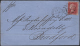 135849 COLLECTION 1861 DIE 2 1D PL.50 ALPHABET IV (SG42)(147 ITEMS).