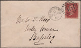 135850 COLLECTION 1861 DIE 2 1D PL.51 ALPHABET IV (SG42)(137 ITEMS).