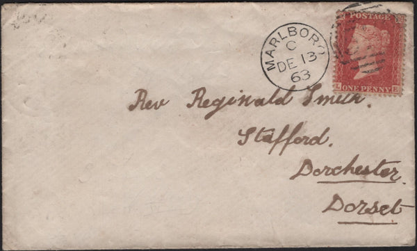 135850 COLLECTION 1861 DIE 2 1D PL.51 ALPHABET IV (SG42)(137 ITEMS).