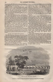 135875 1840 'Saturday Magazine' WITH VERY FINE RAILWAY REFERENCES.