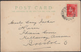 135903 1937 MAIL ABERTILLERY TO BRISTOL WITH PART DRAWN MESSAGE ON REVERSE.