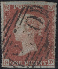 136076 1847 1D PL.74 (SG8)(GD RE-ENTRY SPEC BS63a).