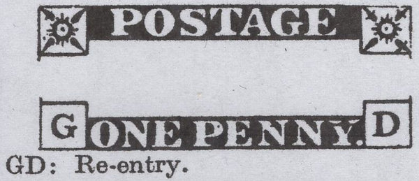 136076 1847 1D PL.74 (SG8)(GD RE-ENTRY SPEC BS63a).