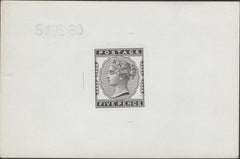 136179 1880 5D INDIGO (SG169) DIE PROOF.