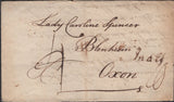 136481 CIRCA 1770 MAIL WINDSOR TO BLENHEIM WITH 'WINDSOR' HAND STAMP AND 'In all' INSTRUCTIONAL (L210).