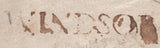 136481 CIRCA 1770 MAIL WINDSOR TO BLENHEIM WITH 'WINDSOR' HAND STAMP AND 'In all' INSTRUCTIONAL (L210).