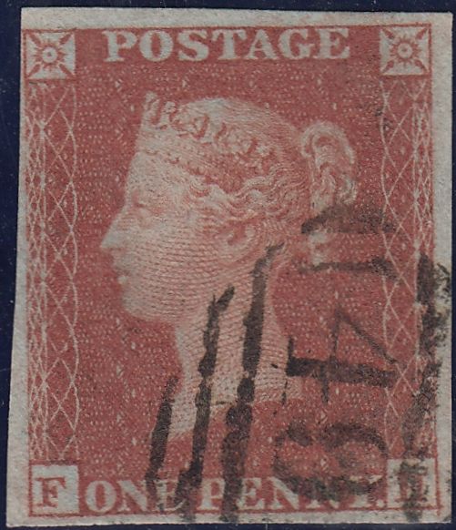 136502 1852 1D PL.158 (SG8)(FH).