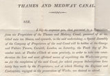 136522 1821 MAIL CONCERNING 'THAMES AND MEDWAY CANAL' USED IN LONDON WITH 'LombardSt/3py P Paid' HAND STAMP IN RED (L508/LOM13a).