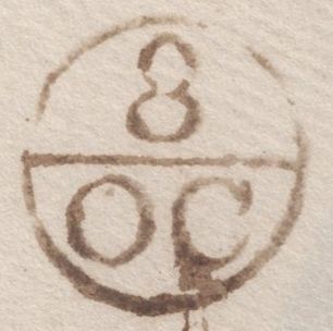 136445 TWO 1858 ENVELOPES WITH 'Harrow' STRAIGHT LINE RECEIVERS HAND STAMP (Ll514) AND 'HARROW' UDC, 20MM.