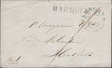 136565 1846 MAIL RAMSGATE TO HERTFORD WITH 'HARBOUR ST' RECEIVERS HAND STAMP.