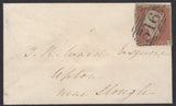 136634 1849 MOURNING ENVELOPE MARLBOROUGH TO UPTON, SLOUGH WITH 'OGBOURN-ST-ANDREW' UDC.