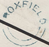 136644 1852 MOURNING ENVELOPE TO MARLBOROUGH WITH 'FROXFIELD' UDC, WILTS.