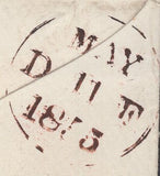 136649 1855 MAIL GLASGOW TO EDINBURGH WITH 'OSBORNE/BUILDINGS' SCOTS LOCAL CANCELLATION TYPE XVI.