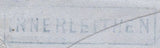 136661 1856? MAIL USED IN PEEBLES WITH 'INNERLEITHEN' TYPE D1 SCOTS LOCAL BACK STAMP.
