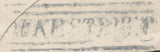 136665 1860 MAIL USED LOCALLY IN EDINBURGH WITH 'DUKE STREET' TYPE E2 SCOTS LOCAL BACK STAMP.