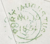 136672 1854 MAIL ENZIE, BANFFSHIRE TO PRESHOME, BUCKIE WITH 'ENZIE' TYPE C1 SCOTS LOCAL BACK STAMP.