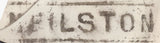 136681 1859 MAIL GLASGOW TO PAISLEY WITH 'NEILSTON' TYPE B1 SCOTS LOCAL BACK STAMP.
