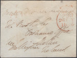 136762 1836 FREE FRANK FROM DOVER TO DUBLIN SIGNED 'WELLINGTON'.