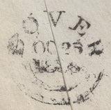 136762 1836 FREE FRANK FROM DOVER TO DUBLIN SIGNED 'WELLINGTON'.