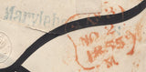 136772 1855 MOURNING ENVELOPE USED IN LONDON WITH DIE 2 1D PL.6 (SPEC C6)(SB).