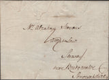 136779 1778 MAIL LONDON TO BRIDGWATER WITH 'Partington' STRAIGHT LINE RECEIVERS HAND STAMP.