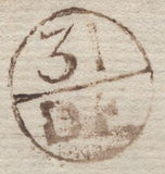 136779 1778 MAIL LONDON TO BRIDGWATER WITH 'Partington' STRAIGHT LINE RECEIVERS HAND STAMP.