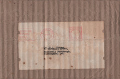 136796 1961 MAIL EDINBURGH TO BIRMINGHAM WITH 'ARTICLES FOR THE BLIND' ½D METER MARK.