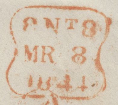 136831 1844-1859 THREE COVERS WITH DIFFERENT TYPES 'MAIDA HILL' HAND STAMPS.