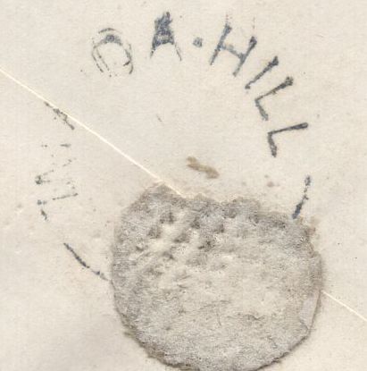 136831 1844-1859 THREE COVERS WITH DIFFERENT TYPES 'MAIDA HILL' HAND STAMPS.