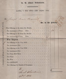 136832 1844 MAIL USED IN LONDON WITH PAIR 1D PL.39 (SG8) 'Bishopsgate.StWithin' RECEIVERS HAND STAMP (L514/BISWN24), PRINTED CONTENTS JEWISH RELATED.