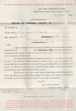 136834 1855 'LAW LIFE ASSURANCE OFFICE' PRINTED WRAPPER LONDON TO DAVENTRY WITH DIE 2 1D PL.7 (SG24)(QD CONSTANT VARIETY).
