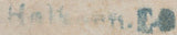 136850 1851 MAIL USED IN LONDON WITH 1D PL.96 (SG8)(CA).