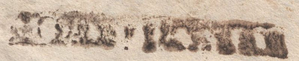 136858 1715 MAIL SPILSBY TO FERRYBRIDGE, WEST YORKSHIRE WITH MANUSCRIPT 'by Stamford' AND 'HORNCASTLE' HAND STAMP (L152).