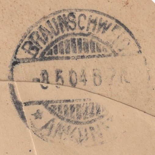 136884 1904 MAIL LONDON TO BRUNSWICK (GERMANY) WITH KEDVII ½D AND 2D.