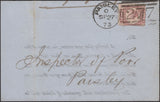 137017 1873 'POORHOUSE' PRINTED WRAPPER USED IN PAISLEY ½D PL.4 (SG48)(RI).