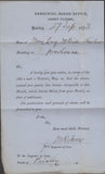 137017 1873 'POORHOUSE' PRINTED WRAPPER USED IN PAISLEY ½D PL.4 (SG48)(RI).