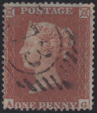 137045 1854 DIE 1 1D PL.190 (SG17)(AG).