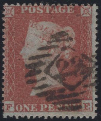 137058 1854 DIE 1 1D PL.194 (SG17)(FE).
