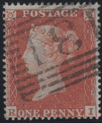 137061 1854 DIE 1 1D PL.185 (SG17)(RI).