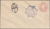 137092 1890 PENNY POSTAGE JUBILEE, TWO 1D PINK ENVELOPES FROM THE GUILDHALL EXHIBITION WITH THE VERY SCARCE 'B.A/E' BRITISH ARMY EGYPT CANCELLATION.